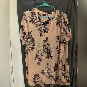 Pink floral top. Perfect for spring